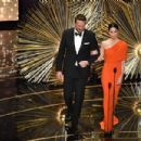 Jason Segel and Olivia Munn - The 88th Annual Academy Awards (2016) - 454 x 302