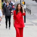Myleene Klass – In red out and about - 454 x 619
