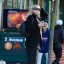Gwendoline Christie – Seen after grocery shopping in New York - 454 x 727