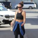 Olivia Wilde – Seen exited the gym in Studio City