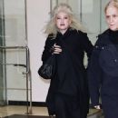 Cyndi Lauper – Exits the Drew Barrymore Show in New York - 454 x 678