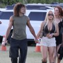Tana Mongeau – With Adam Dubuc seen at Coachella - 454 x 681
