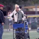 Gwen Stefani – Cheers on her son Apollo at his football game in Los Angeles