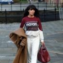 Jenny Powell – All smiles as she leaves Hits Radio Station in Manchester - 454 x 597