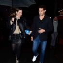 Kelly Brook and Jeremy Parisi – Leave Global Radio Studios in London