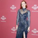 Karen Elson in a sheer dress at The Prince’s Trust Gala in New York - 454 x 681