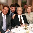 Betty Brosmer  with Joe Weider (husband),   Arnold Schwarzenegger - 454 x 352