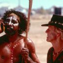David Ngoombujarra as Arthur and Paul Hogan as Mick Dundee in Paramount's Crocodile Dundee In Los Angeles - 2001