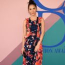 Olivia Munn in Tanya Taylor Dress : 2017 CFDA Fashion Awards