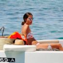 Ana Ivanovic in Bikini on a yacht in Mallorca adds - 454 x 322