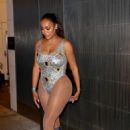 La La Anthony &#8211; Arriving at Beyonce&#8217;s Renaissance release party in Time Square in NY