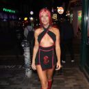 Emily Faye Miller – GKBarry Halloween party in London Soho - 454 x 649