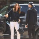 Cindy Crawford – In white pants Out in Malibu - 454 x 523