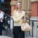 Elle Fanning – Seen leaving her facial fitness at Face Gym in New York - 454 x 662