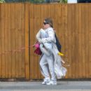 Nadia Essex – Seen carrying the dogs bed in hand in London - 454 x 496
