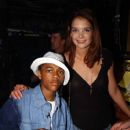 Katie Holmes and Lil`Bow Wow attends The 2002 MTV Movie Awards - Backstage - 402 x 612