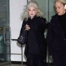 Cyndi Lauper – Exits the Drew Barrymore Show in New York - 454 x 687