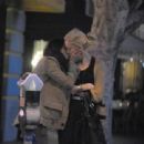 Amber Heard Sharing a kiss with Francesca Gregorini in LA, November 18th 2011 - 454 x 340