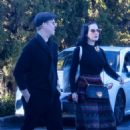 Dita Von Teese – With her boyfriend Adam Rajcevich shopping on Christmas Eve in LA
