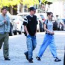 Bella Hadid – Seen after brunch with boyfriend Marc Kalman and brother Anwar Hadid - 454 x 302
