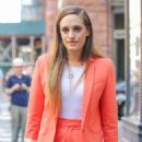 Carly Chaikin – Arrives at AOL Build in New York - 454 x 681