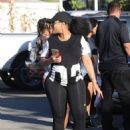 Blac Chyna and Kourtney Kardashian at The Pumpkin Patch in Los Angeles, California - October 14, 2016 - 454 x 524