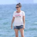 Mila Kunis – Hits the beach in Santa Barbara