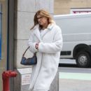 Connie Britton – Keeps warm in chilly New York - 454 x 681