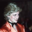 Princess Diana attends an evening event during an official visit to Portugal on February 12, 1987 in Lisbon, Portugal