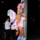 Paris Hilton – Mathew Morrison’s Halloween party in West Hollywood
