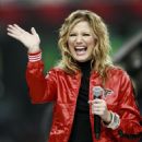 Here Are Some Pics Of Jennifer Nettles Performing Before An Atlanta Falcons Game.