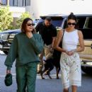 Hailey Bieber – With Kendall Jenner seen at the Beverly Grill in Beverly Hills