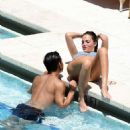 Oriana Sabatini in Bikini at the pool in Miami - 454 x 565