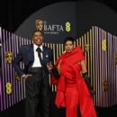 Colman Domingo and Fantasia Barrino - 2024 EE BAFTA Film Awards - 408 x 612