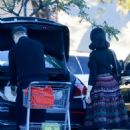 Dita Von Teese – With her boyfriend Adam Rajcevich shopping on Christmas Eve in LA