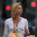 Claire Danes – Shows her growing baby bump in New York
