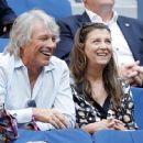 Jon Bon Jovi with wife Dorothea - US Open Arthur Ashe Stadium - 9th September 2022 - 454 x 447