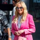 Emma Bunton – With pink Dior Bag on the Heart Breakfast show in London - 454 x 623