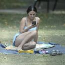 Jessica Brown-Findlay &#8211; Pictured at a park in London