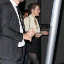 Milla Jovovich – Leaving the Chanel party in Chateau Marmont in LA - 454 x 681