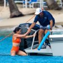 Lauren Silverman – Seen on a luxury yacht while on holiday in Barbados