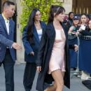 Demi Moore and Scout Willis Leaves Hotel Crillon in Paris - 454 x 681