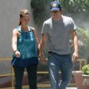 Jennifer Love Hewitt And Ross McCall Walk On The Streets Of Burbank, June 28 2008 - 454 x 616