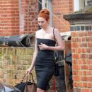 Eleanor Tomlinson – filming remake of ‘One Day’ in London - 454 x 691