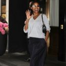 Gabrielle Union – Exit From Her Hotel New York - 454 x 681