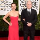 Robert Duvall and Luciana Pedraza: 72nd Annual Golden Globe Awards 2015- Arrivals