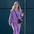 Ellen Pompeo – Takes her daughter to tennis class in Los Angeles - 454 x 681