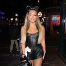 Lucinda Strafford – Leaving PrettyLittleThing Haunted Mansion hosted by GK Barry in London - 454 x 736