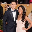 Harry Shum Jr. and Shelby Rabara - 19th Annual Screen Actors Guild Awards (2013)