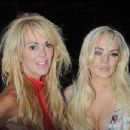 Dina and Lindsay Lohan arrive at Le Bain at the Standard Hotel on September 14 - 454 x 302